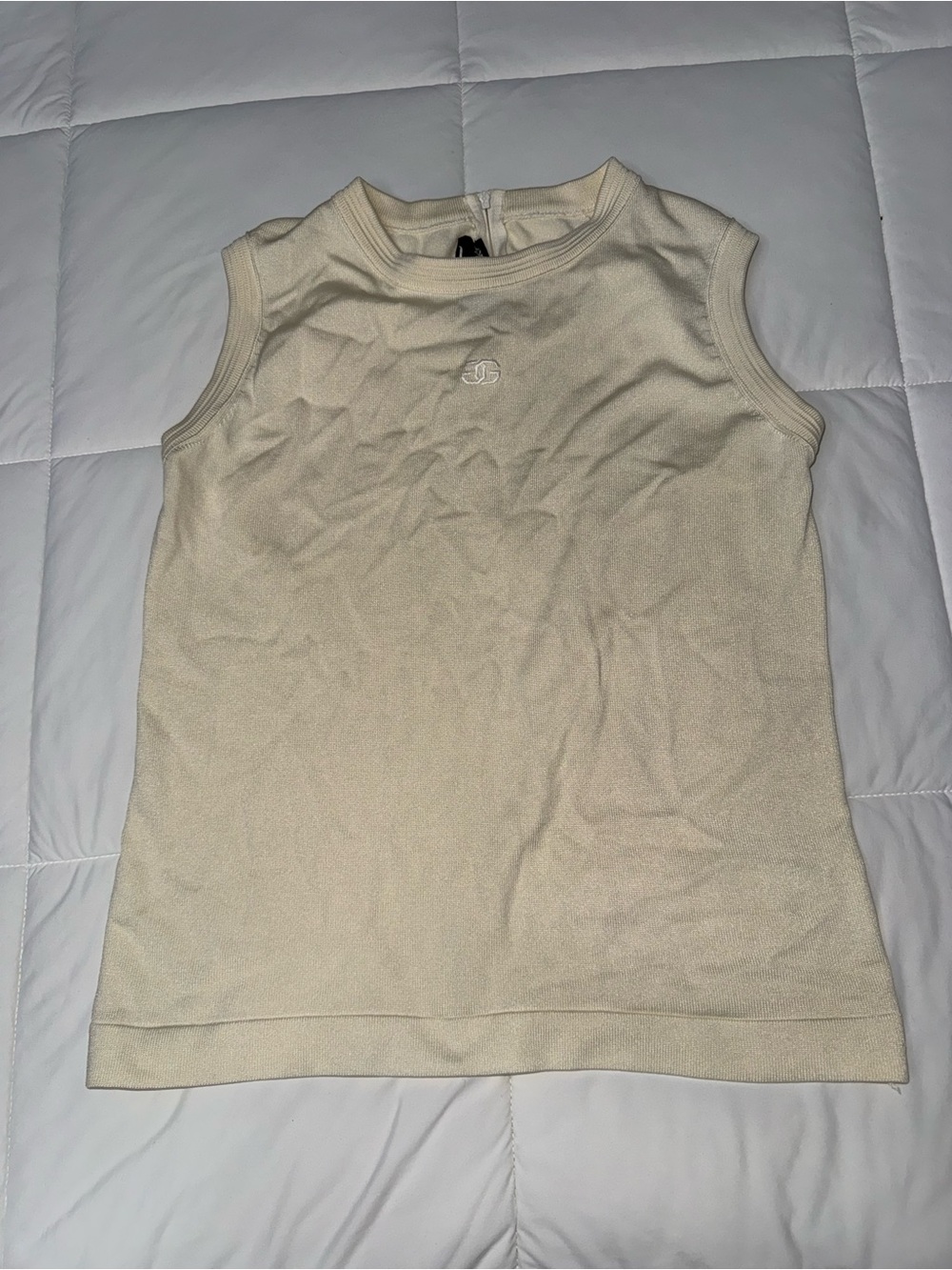 Givenchy Cream women’s ' Tank Top with Subtle Logo